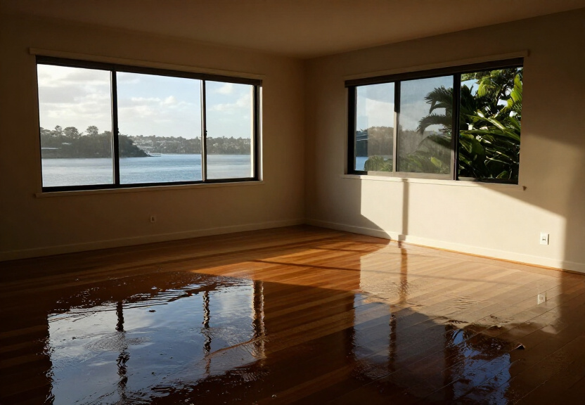 Severe mould growth on a Gymea Bay bedroom wall before treatment