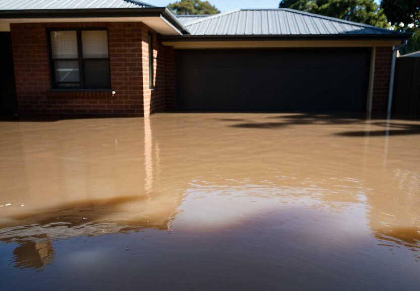 Before and After Flood Damage Repair in Gymea Bay